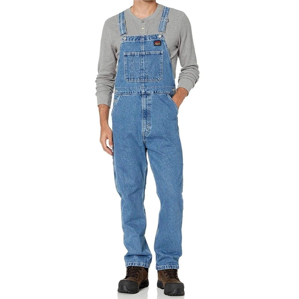 Levi's Hi-Ball Overalls Stone Wash Anson Levi Strauss and Co. (Men's Size XL )
